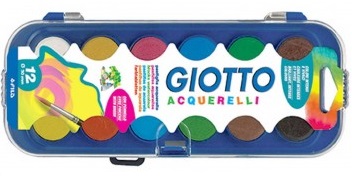 COLORE AD ACQUAR. X 12 GIOTTO